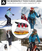 RIGWARL Gloves for Cool&Cold Weather Waterproof, Winter Gloves for Men Women Touch Screen