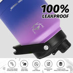 NATURE PIONEOR Insulated Water Bottles with Strap Pouch - 84 oz Stainless Steel Vacuum Bottle with Holder/Carrier/Sleeve - 18/8 Food Grade 84oz Water Jug