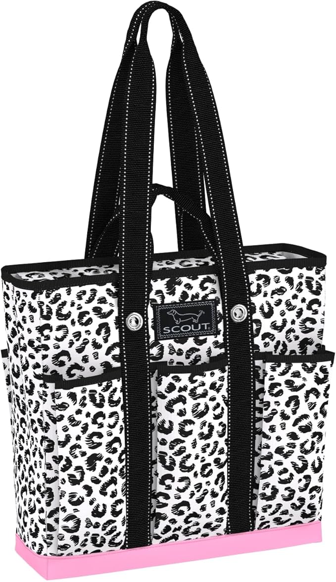 SCOUT Rocket Pocket Tote - Multi-Pocket Travel, Nurse, Teacher, Mom Tote, 7 Pockets Total, Two Sets of Straps, Folds Flat
