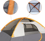 Amazon Basics Camping Tent, 3-Season Dome Design with Rainfly