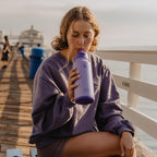 BOTTLE BOTTLE 32oz Insulated Water Bottle Stainless Steel Sport Water Bottle with Straw Dual-use Lid Design for Gym with Pill Box