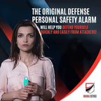Original Defense® Siren Self-Defense Alarm - 130 dB Keychain Alarm with LED Strobe Light for Women, Children, and Elderly - Police Recommended - (Mint, 1 Count)