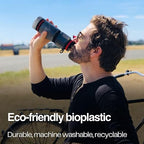 Water-to-Go Water Filter Bottle for Hiking - 25oz/75cl Outdoor Water Purifier for Outdoor Survival & Emergency Use