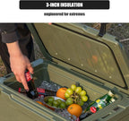 EchoSmile 25/30/35/40/60/75 Quart Rotomolded Cooler, Built to Stand up to The Rigors of The Journey