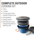 GSI Outdoors Bugaboo Base Camper, High-Efficiency Cookset – Ceramic Non-Stick Coated