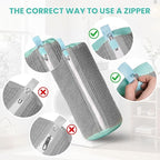 Shoe Washing Machine Bag, 2-Pack Reusable Shoe Bag for Washing Machine, 360° Deep Clean for Sneaker, Running Shoes,Bras, Delicates and Toys, Includes 2 Shoe Storage Dust Bags（Grey)