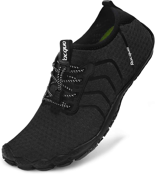 Racqua Water Shoes Quick Dry Barefoot Beach Aqua Sport Swim Surf Pool Hiking Diving Walking for Men Women