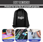 Drawstring Backpack 20Pcs Drawstring Bags, Draw String Back Bag Drawstring Bags Bulk for Sports, Gym, Travel, Swimming, Beach (6 Colors)