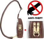 INICAT Sling Bag for Women Touchscreen Small Crossbody Cell Phone Purse Fanny Pack