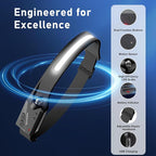 (3-Pack) Headlamp Rechargeable, LED Waterproof Headlight for Adults, 230° Headband Light Forehead, Motion Sensor, USB Head lamp Band, 350 Lumen Super Bright, 5 Modes, Comfortable for Running,Fishing