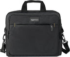 Amazon Basics Laptop Carrying Case with Shoulder Strap and Handle, Large Capacity, 15.6 in, Black (Pack of 6)
