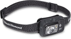 BLACK DIAMOND Spot 400 LED Headlamp, Waterproof and Dimmable Battery Powered Headlamp for Camping, Hiking, Running, Work, Travel with Red Light Mode, Graphite