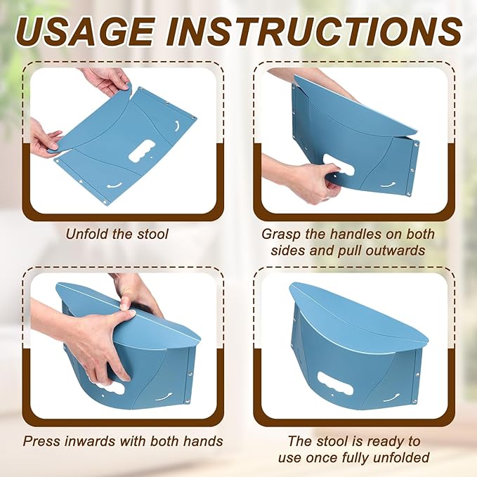 PATIKIL Travel Foot Rest, Portable Airplane Footrest with Handbag Function Lightweight Foldable Foot Stool to Relieve Back & Knee Pain for Long Flight Outdoor Camping, Dark Green