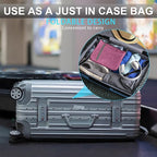 Vomgomfom Travel Duffle Bag for Men,65L 85L 115L Foldable Travel Duffel Bag with Shoes Compartment Overnight Bag for Men Women