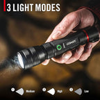 Coast G60R 1000 Lumen Waterproof Rechargeable LED Flashlight, 2-Pack