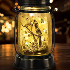 Cardinal Gifts for Women/Men Cardinal Solar Lanterns Mom Grandma Birthday Present Lantern Memorial Lights Solar Garden Decoration Outside for Yard, Patio,Backyard,Porch Torches