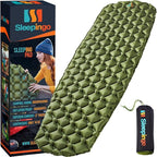 Ultralight Sleeping Mat - Inflatable & Compact Camping Air Mattress for Backpacking, Hiking