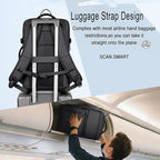 Travel Backpack for Men, Carry on Backpack Expandable 45L Suitcase Backpack Airline Approved Large Luggage Business Weekender Bag