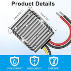 DC 36V/48V Step Down to 24V 20A 480W, DC Converter Regulator Voltage Regulator, PBuck Converter Regulator Power Supply Module Buck Transformer for Golf Cart Forklifts Car Truck Boat Vehicle