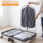 12 Pack Garment Bags 60 * 100cm, 40in Full Clear Garment Covers, Suit Storage Bags, Dress Organizer Bags Used To Protect Shirts, Winter Coats, Jackets