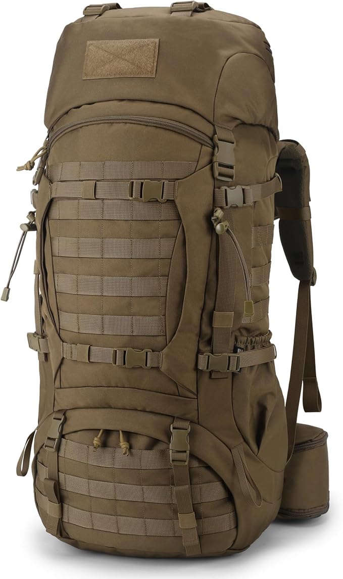 Mardingtop 70L Internal Frame Backpack for Camping,Hiking,Travel,Tactical Backpack with Rain Cover