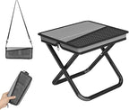 Camping Stool Pocket Chair, Lightweight Portable Stool with Shoulder Strap, Capacity 220lbs for Adults Outdoor Hiking Fishing Travel-Medium Grey