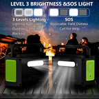 Portable Power Station 200W (400W Peak),118Wh solar power station with 110V/200W AC Outlet,32000mAh Backup Lithium Battery Generator for Home Backup Outdoor Emergency RV