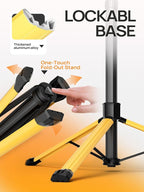 10000mAh Rechargeable Camping Light with Stand 5.6 ft Max Height, Individual Lamp Bracket, with 2 Detachable Lamp Panels, Cordless Led Work Light, Camping Garage Workshop Car Repair