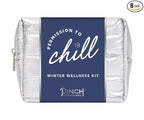 Pinch Provisions Winter Wellness Kit, 8 Skin Care Accessories & Essentials, Self-Care & Spa Gift with Reusable Eye Gels, Silicone Lip Scrubber, Metal Gua Sha, Moisturizing Socks & More