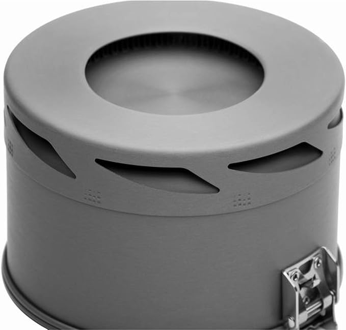 Fire-Maple Feast 1.5L Camping Gear Pot FMC-K2 | Easy to Clean Hard Anodized Aluminum and Stainless Steel | Backpacking Pot Cookware Set and Mess Kit | Camping Essentials & Accessories
