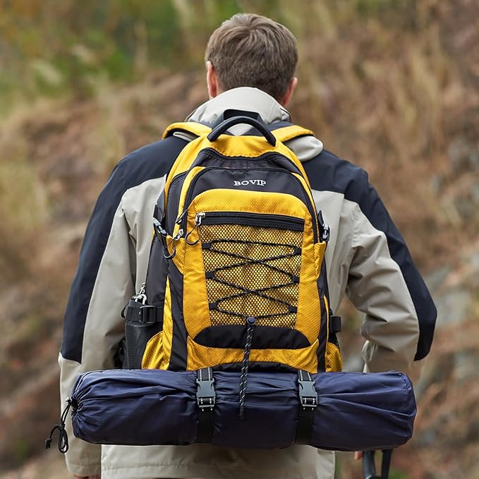 BOVIP 40L Hiking Backpack Waterproof Lightweight Daypack Travel Sports Camping Backpack for Men Women