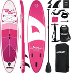 Quashley Inflatable Stand Up Paddle Board,10-11ft Inflatable Paddleboards 32/34 Inch Wide,All Around SUP for Beginners with Lightweight Paddle,Hand Pump,Backpack,Leash,Durable & Portable iSUP Board