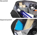 Travel Toiletry Bag 8L, Large Packing Cube with Waterproof TPU Wet/Dry Compartment