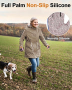 RIGWARL Outdoors Running Gloves with Touch Screen Men Women Cycling Gloves Motorcycle Gloves for Driving Hiking Mountain Bike