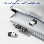 Elebase USB to USB C Adapter for iPhone 17 4Pack,USBC Female to A Male Car Charger Adapter,Type C Converter Apple 16 Pro Max 15 14 Plus,iWatch Watch 11 10 Se Ultra 3,iPad Air,Samsung Galaxy S25,Black