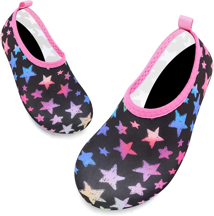 Deevike Kids Water Shoes Boys Grils Barefoot Quick Dry Aqua Socks Beach Shoes for Toddler Sports Swim Surf Outdoor Walking