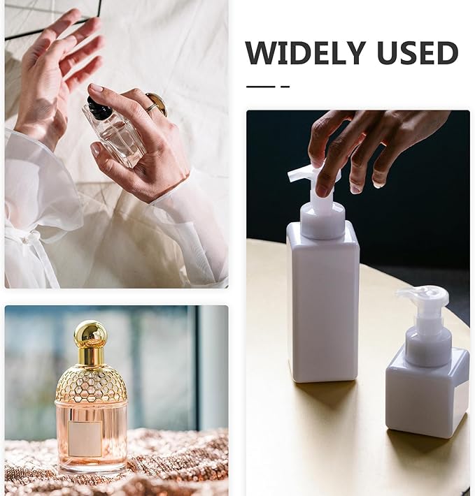 Toyvian 5pcs 100ml Flat Travel Bottles Refillable Lotion Squeeze Containers Plastic Toiletries Bottles for Travel Shampoo and Moisturizer