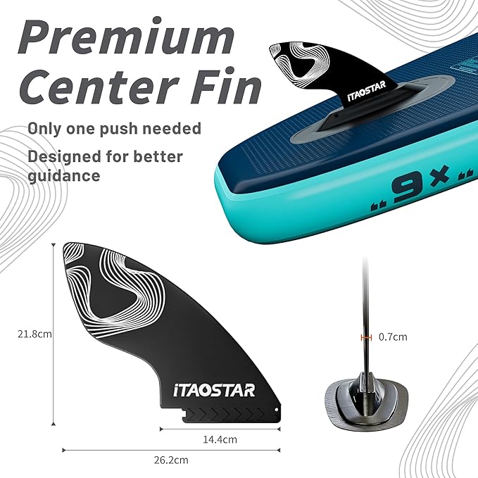 Lead 11‘ x 33" / 12’×35" Inflatable Stand Up Paddle Board - Premium SUP Board Kit - Ultra Stable Paddleboard for Adults & Youth - All Skill Levels - for Lakes, Oceans