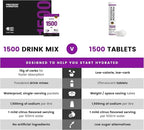 Precision Hydration Electrolyte Powder - No Artificial Ingredients,Multi Strength Hydration Packets - Individual Waterproof Servings - Gluten Free,(10 Boxes (80 Packets,1500mg/L- Purple)