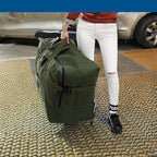 Large Duffel Bag, Waterproof Carry on Weekend Overnight Storage Bag over Luggage for Airline, Travel, Camping, Moving