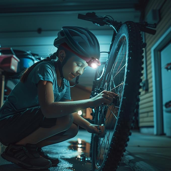 EverBrite Headlamp, 2 Pack Kids Headlamp with Red Light and Memory Function, Head Lamp for Adults and Kids with 5 Modes, Bright Headlamps for Camping, Running, Batteries Included