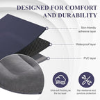 KMZ Inflatable Air Mattress with Built-in Electric Pump -Self Inflatable/Deflation Blow Up Mattress in 90 Seconds- Flocked Top Carbed with Carry Bag for Travel, Camping