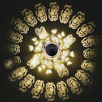 Upgraded Butterfly Solar Lights for Outside Garden Decor, Hanging Solar Lanterns Outdoor Waterproof Metal Butterfly Decorations for Patio, Yard, Pathway, Porch, Birthday Gifts for Women