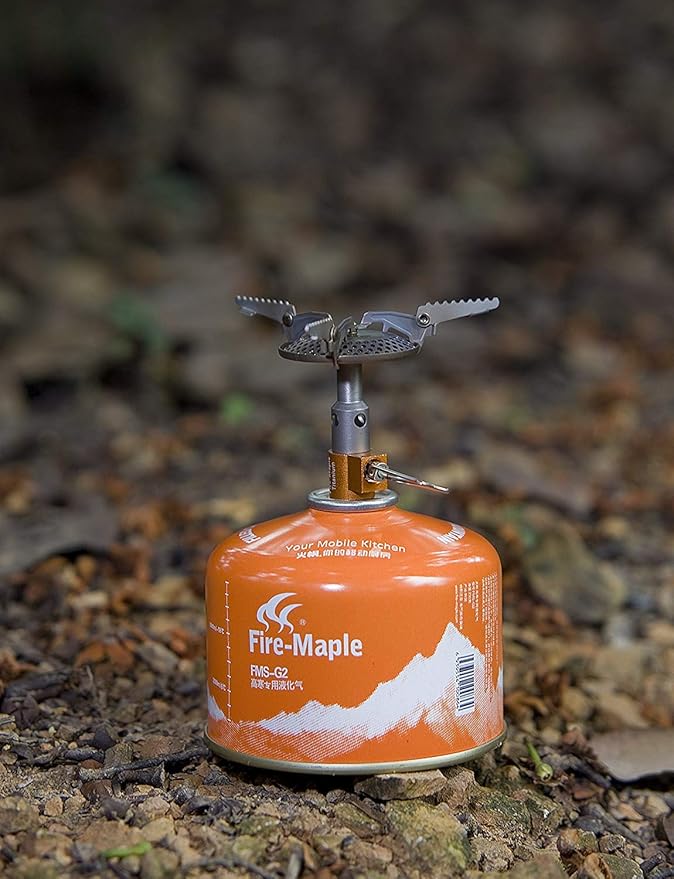 Fire-Maple FMS-116T Portable Stove Ultra Light, Hiking Stove Titanium Backpacking Stove, Outdoor Camping Ultralight Gear, Essential for Earthquake Emergency Kit