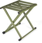 Folding Stool Heavy Duty Camping Stool Outdoor Portable Chair, 440lbs Heavy Duty Portable Folding Stool, Suitable for Camping, Outdoor Hiking, Outdoor Fishing, Picnicking,BBQ