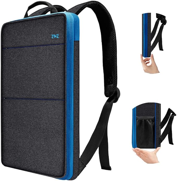 ZINZ Slim & Expandable Laptop Backpack 15 15.6 16 Inch Case, Water Resistant Travel Backpack Compatible with MacBook Pro/Neo 16" 15", Dell XPS 15 16 and Most 15" 15.6" 16" Notebooks，B01BL01