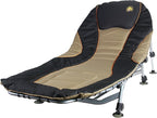 Bushtec Camping Cot & Lounger – Adjustable Outdoor Bed with Spacious Padded Comfort, Easy to Fold, UV/Fire Resistant, 83"in x 31"in