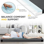 Sleeping Pad for Adults, Comfortable Thick Floor Sleeping Mats for Car Truck Tent with Removable Travel Bag