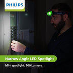 Philips Xperion 3000 LED Headlamp Work Light, 300 Lumen Professional Flashlight with Diffused Flood Light and Rotatable Spotlight for Mechanics, Running, Camping, Grilling, Outdoor Use