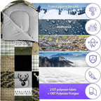 Sleeping Bags for Adults Youth Kids,3D Printing Camping Sleeping Bag for Girls Boys Lightweight Waterproof Cold/Warm Weather Sleeping Bag for 3 Seasons